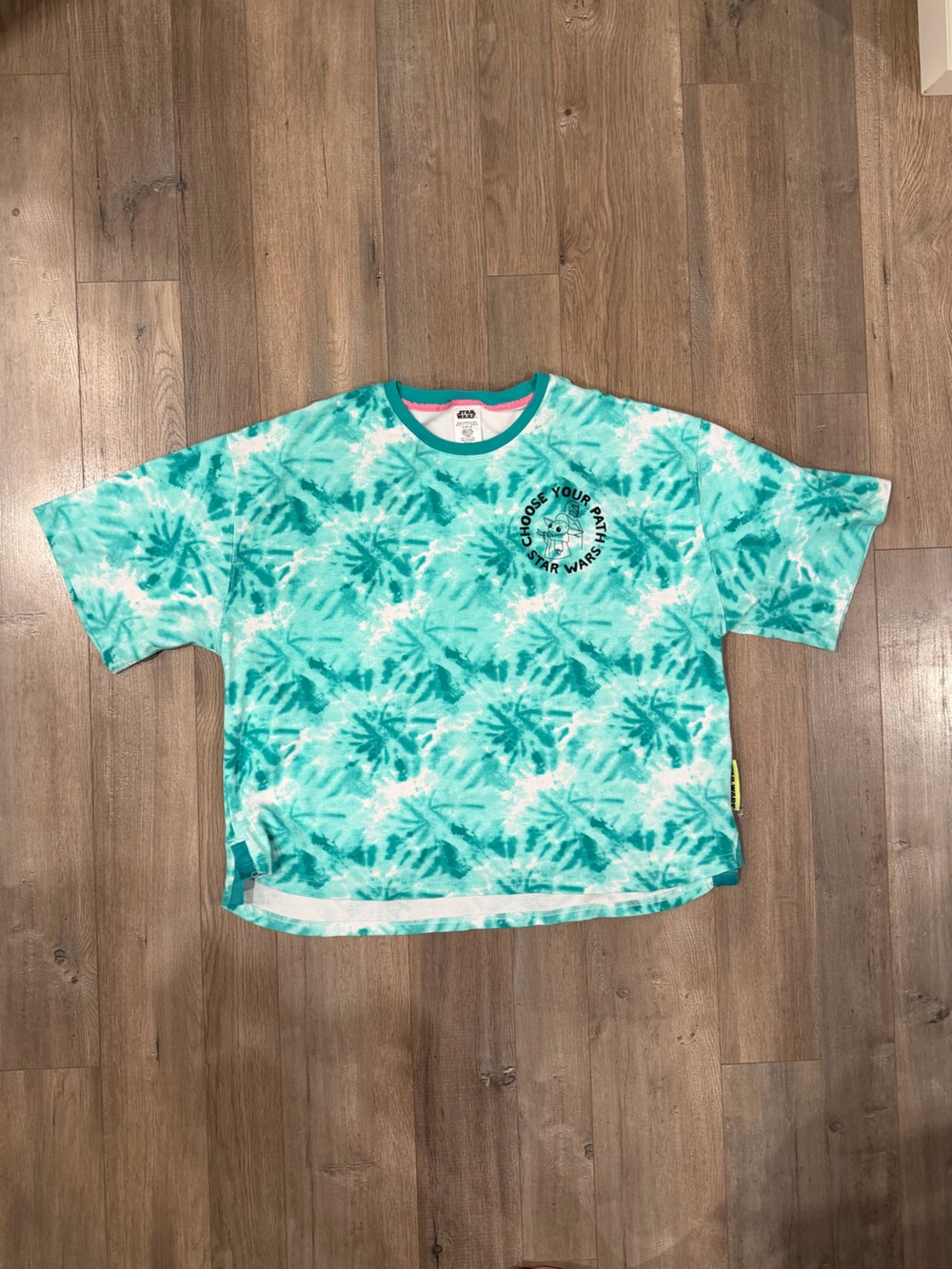Star Wars Teal Tie-Dye Swim Rashguard